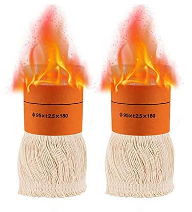 Mèche de Rechange ø95 mm pour poêles à pétrole, mèche de chauffage au pétrole universelle, 2/4/6/8 pièces, durable, sans odeur, Réchaud de camping (Color : 2PCS)