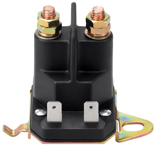 Yerbay Relè del Solenoide di Avviamento 12V per Trombetta 862-1241-211-12,532192507,Adatto per Motoslitta,Carrello da golf Trattore,Tosaerba