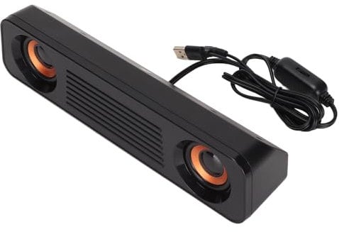 Sound Bar for TV, Soundbar Speakers, Sound Bar, Wired Speaker Hifi Portable Desktop Long Speaker for TV Computer LaptopTablet Mobile phone PC (USB Powered 3.5mm Plug)