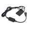 Raeisusp Batterie factice en-EL5 EP-62A EH-62A, coupleur CC avec câble USB pour appareils Photo Nikon Coolpix P6000 P80 P90 P100 P500 P510 P520 P530 S10