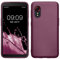 kwmobile Case kompatibel mit Samsung Galaxy Xcover 5 Hülle - Schutzhülle aus Silikon metallisch schimmernd - Handyhülle Metallic Lavendel
