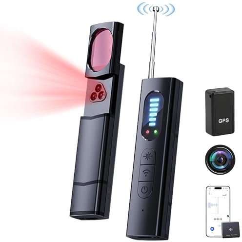 Detecteur de Camera Micro Espion, Anti-Positionnement, Photographie Anti, Candide, Anti-écoute avec Mode Son et Vibration, Détecteur de Caméra Caché RF sans Fil X13 pour Hôtel, Chambre, Bureau