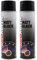 PROTOUCH 2x Promatic Matt Black Spray Paint, 500ml, Fast Drying, Weather/UV Resistant, Internal/External Use