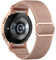 Mastten Cinturino elastico in nylon per Samsung Galaxy Watch 7/6/5/4, 40 mm, 44 mm, Galaxy Watch 6 4 Classic/Watch 5 pro/FE, chiusura rapida, per uomo e donna, colore rosa scuro
