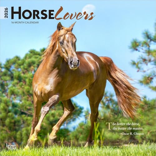 Horse Lovers – Pferdeliebhaber 2026 – 16-Monatskalender: Original BrownTrout-Kalender [Mehrsprachig] [Kalender] (Wall-Kalender)
