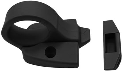 Cricchetto in Nylon Universale | Per Finestre e Finestroni | 2 Colori Disponibili | Facile Installazione (Nero)
