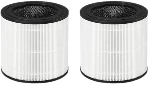 HOSECES AC0650 HEPA H13 Replacement Filter Fits for Philips AC0650/20 AC0651 /10 600 600i Series Air Purifiers, high Efficiency HEPA Activated Carbon Filter FY0611/30, 2Pack