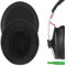 Geekria Comfort Velour Replacement Ear Pads for Sennheiser Momentum On-Ear, Momentum 2.0, HD1 On-Ear Headphones Ear Cushions, Repair Parts with Video Guide (Black)