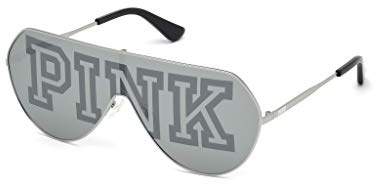 Victoria's Secret Women's PK0001 Sunglasses, Palladio luc/fumo specchiato, 00