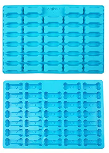 Collory große Knochen (7cm) Silikon Backform, Knochenbackform für Hundekekse und Hundeleckerlies, Pralinenform, Antihaftend und Lebensmittelecht (BPA-Frei)