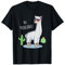 Llama No Problama divertente design lama, disegno cactus Maglietta