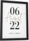 Papierschmiede® Paar Poster Personalisiert mit Namen und Datum, DIN A5 (15x21 cm) Bilderrahmen wählbar, Personalisiertes Poster, Bild zur Hochzeit Geschenk Jahrestag Liebe „Wedding Kalligrafie“