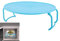 Grille de cuisson pour micro-ondes, plateau pour micro-ondes, grille empilable, plateau de four en plastique, grille pour micro-ondes pour bacon, collations congelées, fournitures de cuisine(Bleu)
