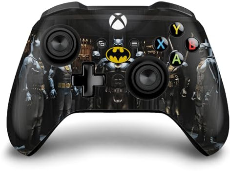 Head Case Designs Offizielle The Flash 2023 Batman Kostüm Grafik Kunst Vinyl Haut Gaming Aufkleber Abziehbild Abdeckung kompatibel mit Xbox One S/X Controller