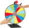 Glücksrad Zum Drehen Drehen Sie Das Rad 11,81 Zoll 10 Slots Spinnrad-Spiel 5 Farben Wiederverwendbar Glücksrad Trocken Abwischbar Mit Saugnapfbasis Für Party Karneval Messe Glücksrad Rouletterad