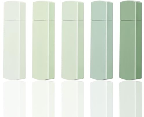 Huakaile Cute White Out Korrekturband mit Farbverlauf, ästhetischer White Out Strip Tape Pen, Whiteout Tape Radierer zum Schreiben, Notieren, Lernen, Schule, Bürobedarf, Grün, 6er-Pack