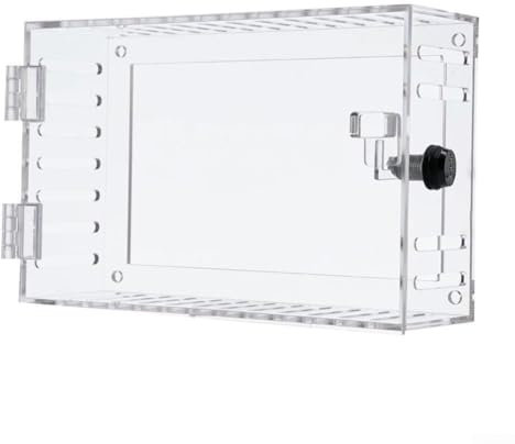 für Puupaa Thermostat Lock Box, Thermostat Guard Box 20 x 14 x 5 cm, Thermostatabdeckung mit Schloss, Klimaanlagenkontrolle, Wandschutz, Thermostatabdeckung für Restaurants