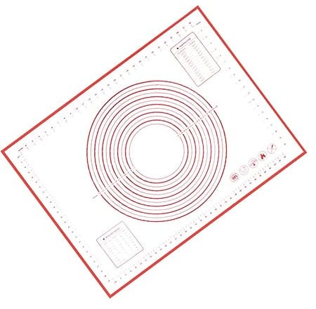 LIFKOME Toaster Oven Pan Toaster Strudel Silicone Rolling Mat Kitchen Baking Mat Silicone Baking Mat Dough Pizzle Mat Pie Rolling Mat Non Slip Pastry Mat Baking Tray Pad Liner Scale