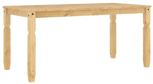 vidaXL Esstisch Corona 160x80x75 cm Massivholz Kiefer