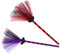 HEMOTON 6 STK Besen der Maschenhexe Hexenkostüm für Damen Hexenkostüm Besen Zauberer Besen Halloween Costume Halloween Kleidung Hexen-Cosplay-Zubehör Halloween-Party-Dekor Plastik