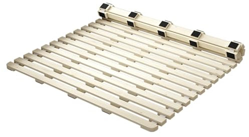 Bettbretter aus Holz Unterstützung für Doppelbett Klappmatratze Stiftung 150 x 199 cm Bettrahmen Lamellenrolle Einzel/Doppel/Kingsize-Bett kompatibel