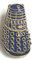 Metall-Emaille-Anstecker Dr. Who Dalek blau