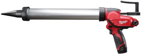 Milwaukee M12 M12 PCG/600A-151B 600ml Caulking Gun Aluminum Tube with 1.5Ah Li-Ion Battery