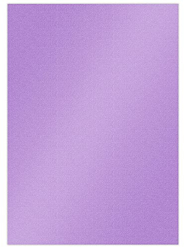Ursus 81204630 - Bastelkarton Struktura Pearl 2 Veilchen, geprägter Tonkarton mit Leinen-Struktur und Pearl-Effekt, 220 g/qm, DIN A4, 25 Blatt zum Basteln, geeignet für Tintenstrahl- und Laserdrucker
