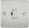 Knightsbridge FP6000BC FPAV6000BC Flat Plate 13A Fused Spur Unit-Brushed Chrome