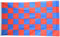 Flaggenfritze® Flagge/Fahne Karo Blau-Rot - 90 x 150 cm