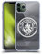 Head Case Designs Officially Licensed Manchester City Man City FC Black White Mono Badge Geometric Soft Gel Case [Military Grade Protection] Compatible With Apple iPhone 11 Pro Max