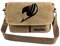 WANHONGYUE Fairy Tail Anime Kleine Umhängetaschen Leinwand Kuriertasche Mini Schultertasche Messenger Bag Geldbörse