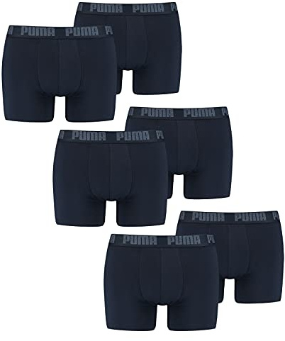 PUMA 6 er Pack Boxer Boxershorts Men Herren Unterhose Pant Unterwäsche, Farbe:321 - Navy, Bekleidungsgröße:XXL