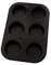 Pradel Excellence - Moule pour 6 Muffins en Acier Carbone, Revêtement Anti-Adhésif - Accessoire Pâtisserie pour Préparation Culinaire - Compatible Four et Lave-Vaisselle - 26,5 x 18 x 3 cm - Noir