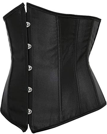 Hengzhifeng Corsage Klassische Unterbrust Damen Korsage | Vintage Corsage Plus Size Satin