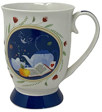 Neavita Tè da Favola - Royal Mug Tazza in Ceramica Blu, 1 tazza