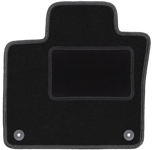 Wielganizator Automatte – Passend für Volvo XC90 II SUV 2015- – Velours – Autozubehör - Praktische Fußmatte Auto – 1-teilig - schwarz