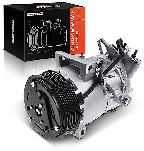 Frankberg Compressore dell'aria condizionata con frizione Benzina Compatibile con C.a.p.t.u.r I H5 J5 Clio IV BH Clio IV Grandtour KH Replace# 926000217R, compreso l'olio preconfezionato