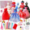 JILERWEAR 460+ Modedesigns für Mädchen: Kinderkleidung Design DIY Puppenkleidung Bastelmaterial Kits mit Schaufensterpuppen. Geschenke für Modedesign Mädchen (8, 9, 10, 12 Jahre alt)