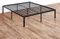 Dreamzie Bett 150x190 mit Lattenrost Metall 41cm Bettgestell Robust, Leichte Montage, Umfangreicher Stauraum - Metallbett