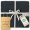 Mikos Babydecke GOTS 100% Bio Baumwolle-Weiche Strick Kuscheldecke Baumwolle-Warme Baumwolldecke für Neugeborene - Perfekt für Baby Erstausstattung - Vielseitige Baby Winterdecke (1043 Dunkelgrau)
