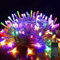Hopelit Lichterkette Außen, Led Lichterkette 30m 300LED Bunt, 8 Modi Lichterkette Innen mit Stecker Speicherfunktion Timer, IP44 Wasserdicht für Weihnachtsbaum Balkon Garten Deko