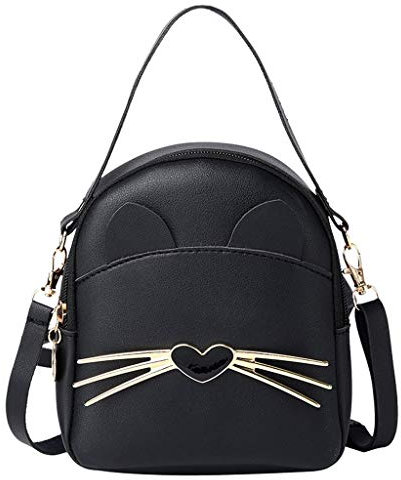 Pingpong Rucksäcke Fahrrad Rucksäcke Herren Akkufach Multifunktionale Rucksack-Umhängetasche für Frauen Kindergarten Rucksäcke Mädchen 3 Jahre Coole Rucksäcke Für Schule Mädchen (Black, One Size)