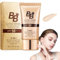 Nurvidis BB Cream, Sun Cream Face Protect Cream, Tinted Day Cream With SPF 50, Moisturising Tinted Moisturiser, Create Beautiful Makeup For You, Not Afraid Of The Sun, 40g (Ivory White)