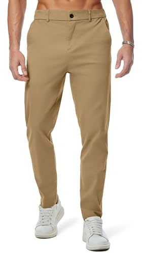 Elegancity Herren Chino Hose Casual Anzughose Stretch Hosen | Baumwolle Stoffhose,Regular fit,Atmungsaktiv,Freizeithose mit Elastischem Taillenbund,Business Arbeitshose