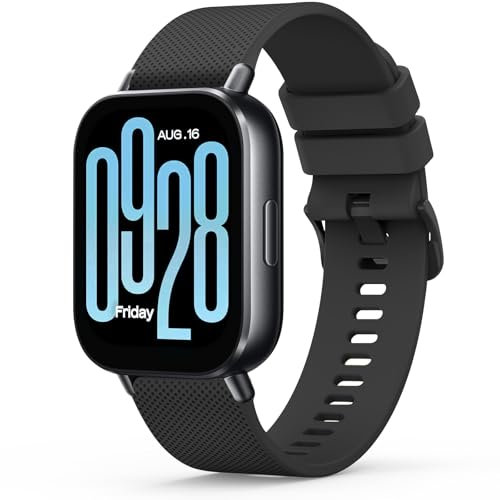 Wanme Armband Kompatibel mit Xiaomi Redmi Watch 5 Active/Redmi Watch 5 Lite Armbänder für Herren Damen, Weich Silikon Uhrenarmband, Wasserdichtes Sport Ersatzarmband, Schwarz