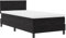 vidaXL Federkernbettmatratze Schwarz und Weiß Samt Schaum 90X200X20 cm Reißverschlussbezug geeignet für Erwachsene Einzelbettmöbel