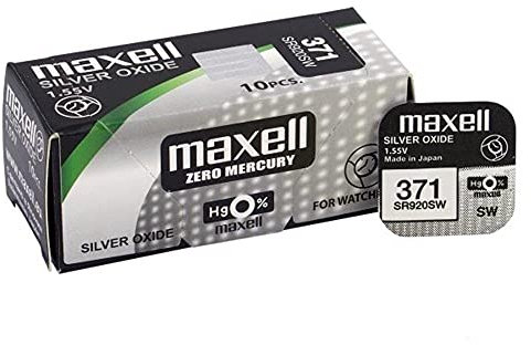 1 x Maxell 371 Micro Batterie silberoxide