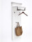 Landhaus Garderobe massiv wei Flurgarderobe Hutablage Wandgarderobe Paneel Flur