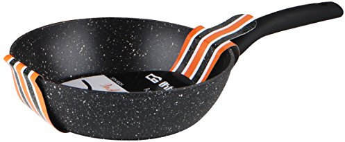 Orbegozo SFH 8532 - Sartén Honda de Aluminio Forjado, Superficie Antiadherente, Libre de PFOA, 1 litro, Negro, diámetro 32 cm